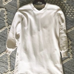 Everlane Ivory Sweatshirt Dress